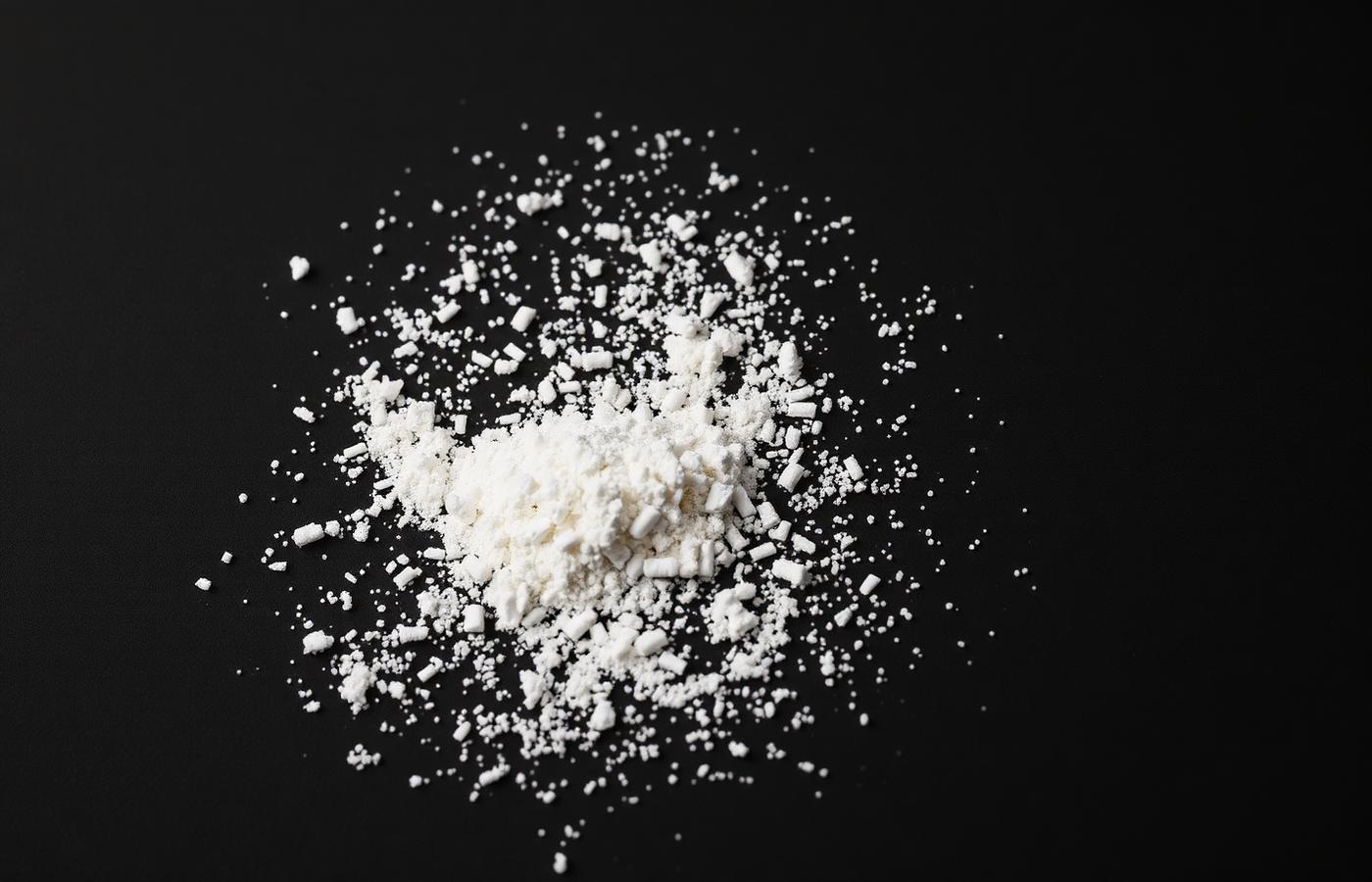 Crystalline supplement powder